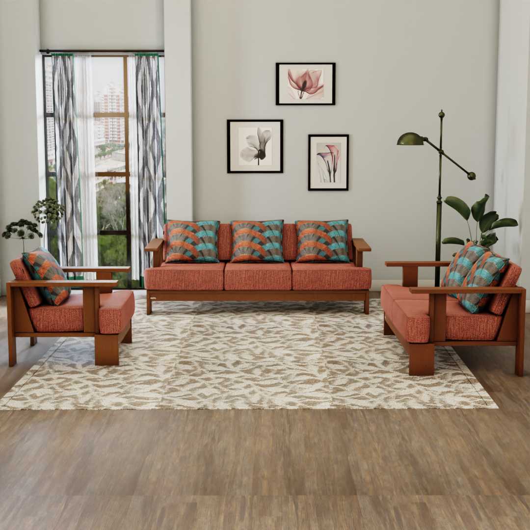 Wooden Sofa Set Glasgow213 HATIL