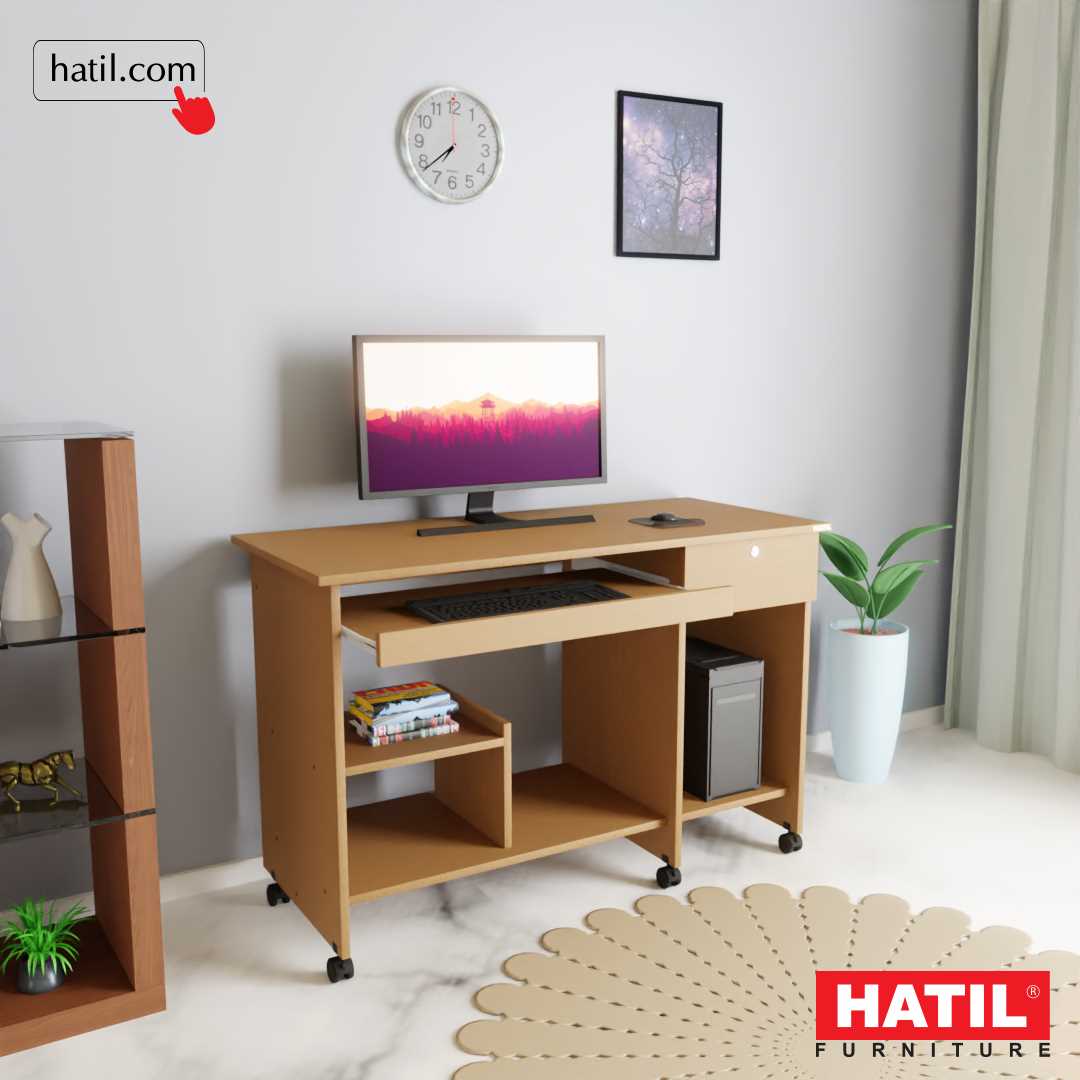 Lacquer Computer Table Barney-116 HATIL